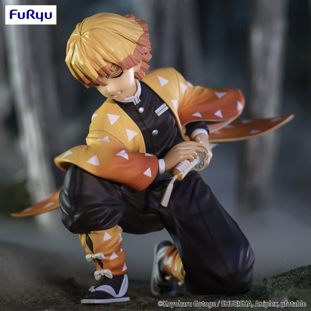 Demon Slayer: Kimetsu no Yaiba Noodle Stopper PVC Figure Agatsuma Zenitsu 10 cm - MangaShop.ro