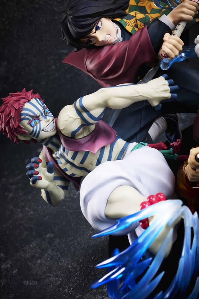 Demon Slayer: Kimetsu no Yaiba PVC Figure Tanjiro Kamado & Giyu Tomioka & Akaza 13 cm - MangaShop.ro