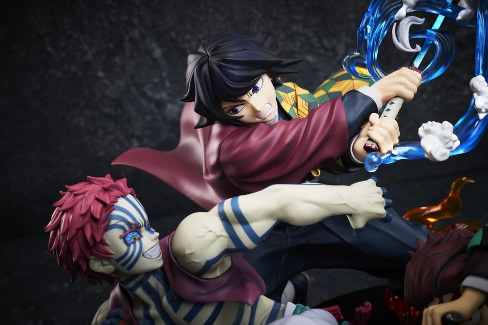 Demon Slayer: Kimetsu no Yaiba PVC Figure Tanjiro Kamado & Giyu Tomioka & Akaza 13 cm - MangaShop.ro