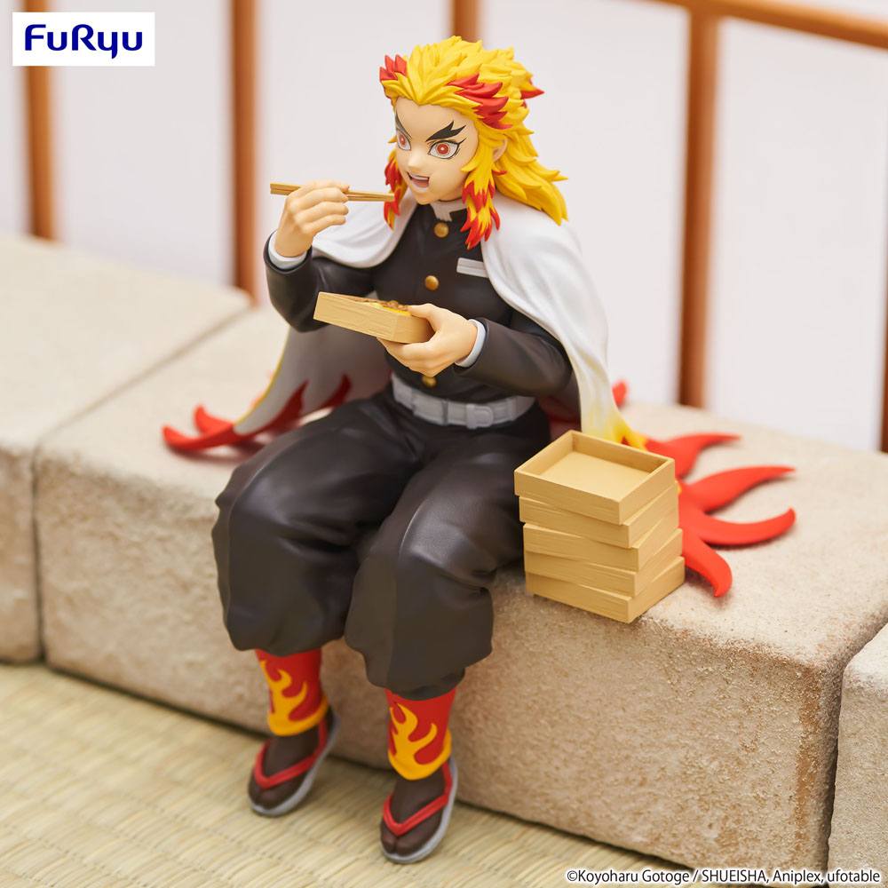 Demon Slayer: Kimetsu no Yaiba Noodle Stopper PVC Statue Rengoku Kyojuro 14 cm - MangaShop.ro
