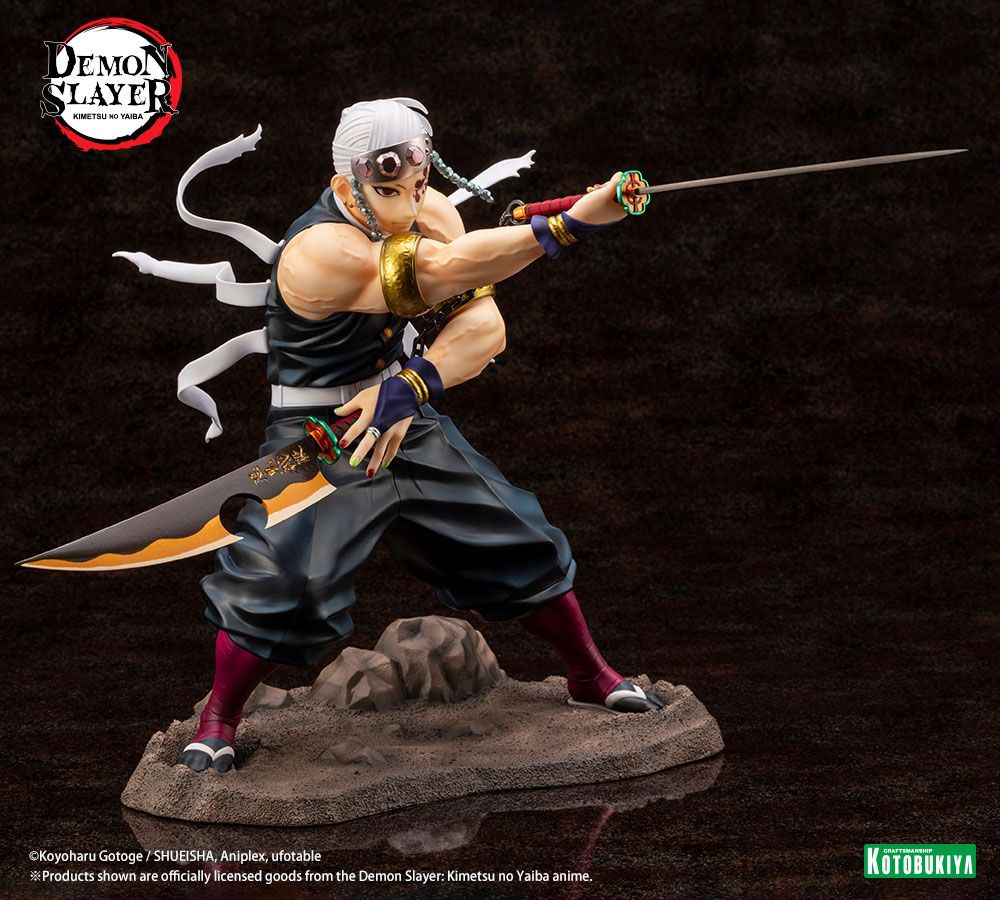 Demon Slayer: Kimetsu no Yaiba ARTFXJ Statue 1/8 Tengen Uzui Regular Edition 23 cm - MangaShop.ro