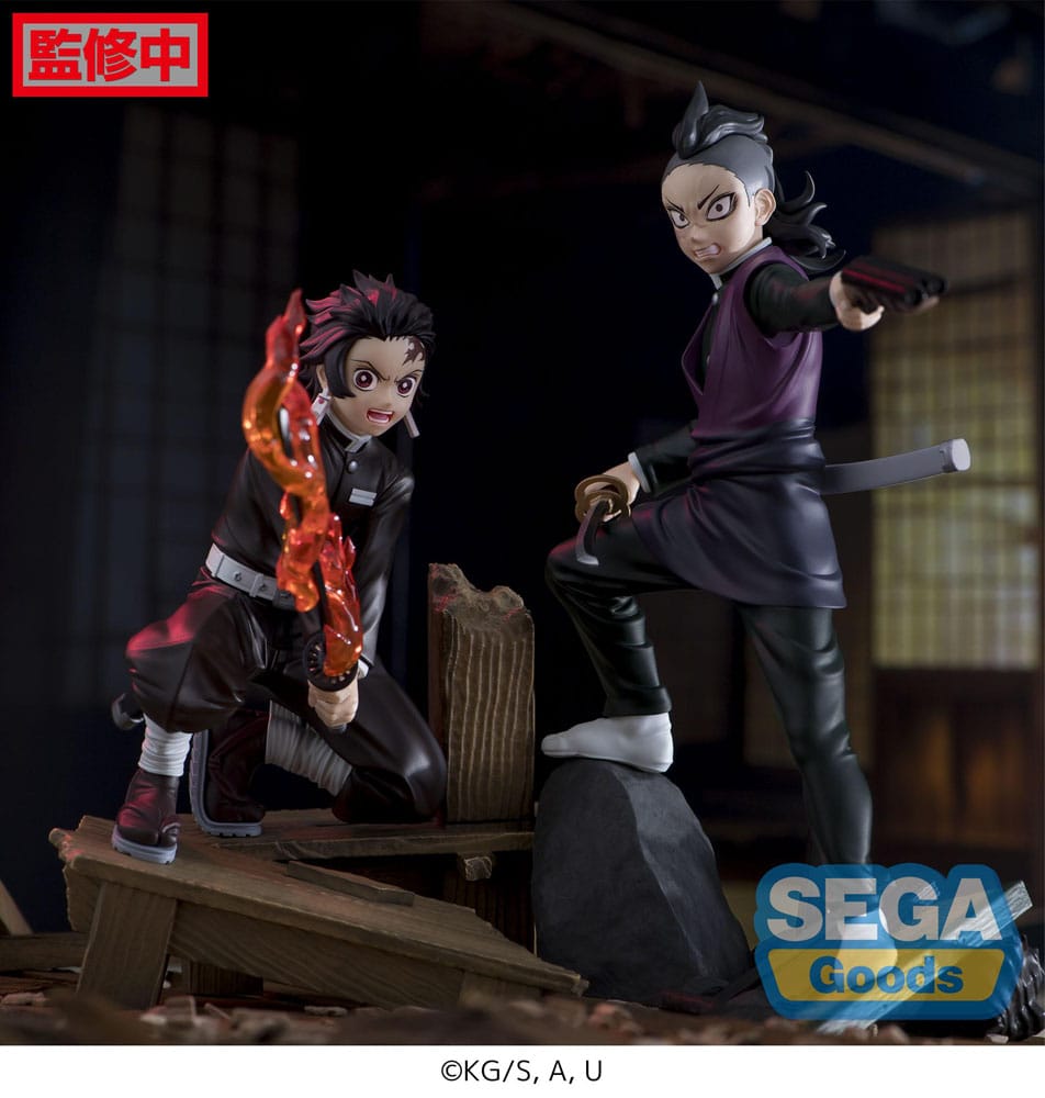 Demon Slayer: Kimetsu no Yaiba Xross Link Anime PVC Statue Genya Shinazugawa -Swordsmith Village Arc- 15 cm - MangaShop.ro