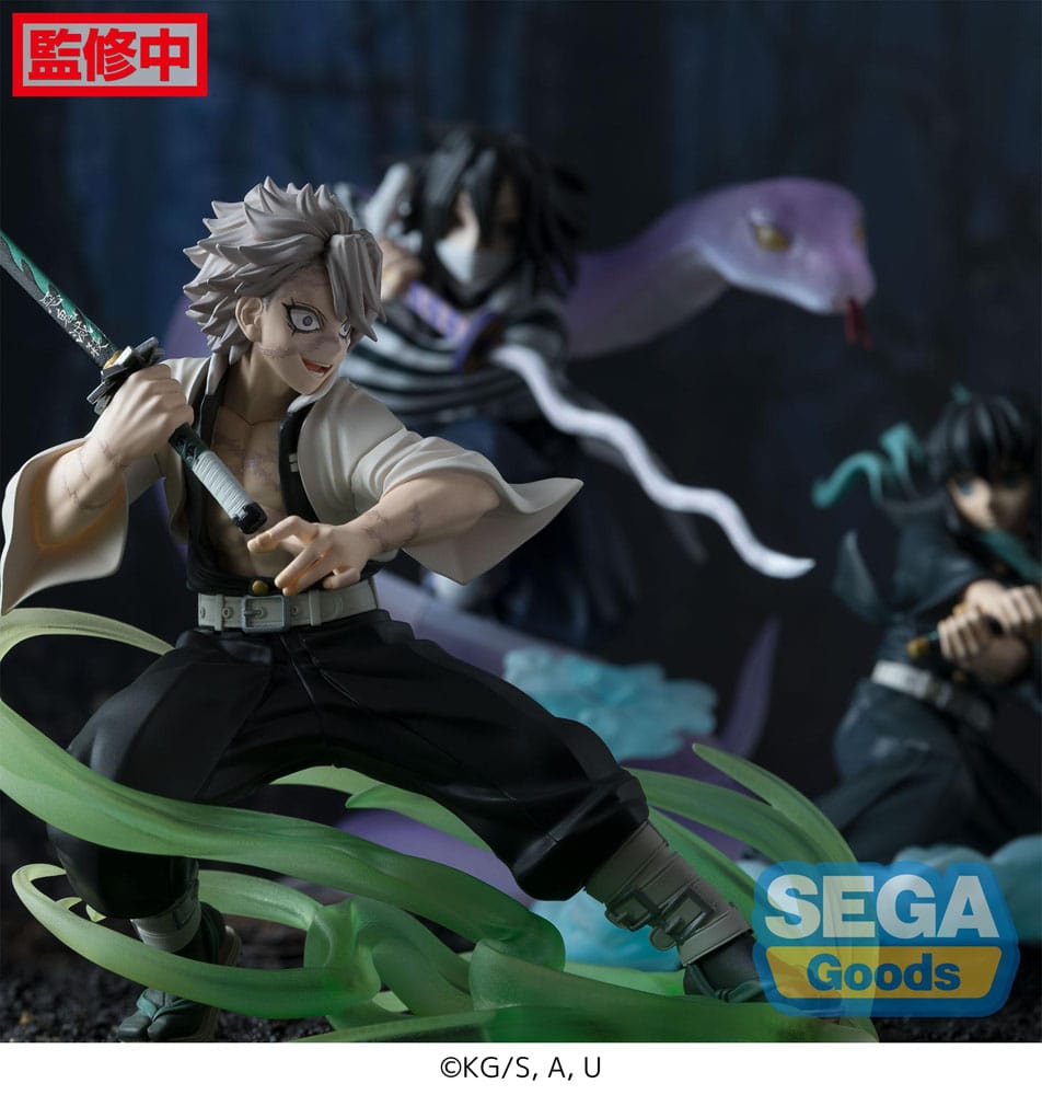 Demon Slayer: Kimetsu no Yaiba Xross Link Anime PVC Statue Sanemi Shinazugawa Hashira Training Arc 12 cm - MangaShop.ro