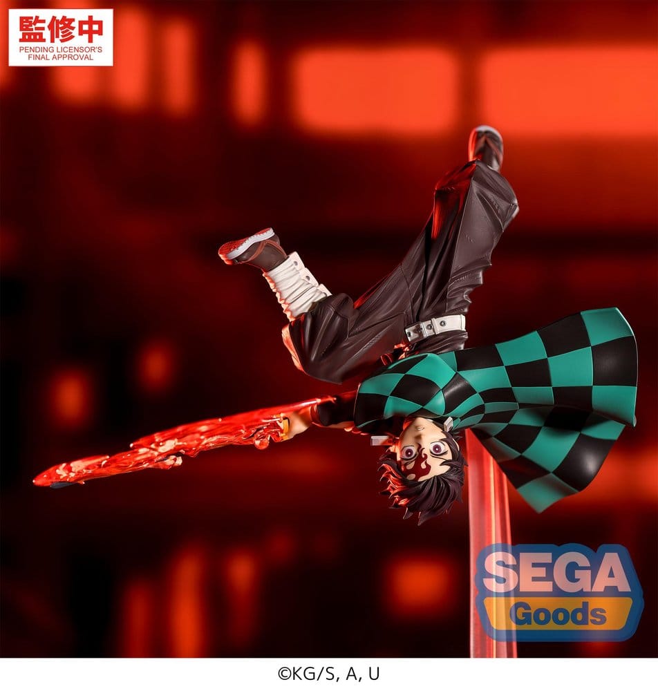Demon Slayer: Kimetsu no Yaiba Luminasta PVC Figure Tanjiro Kamado Hinokami Kagura Setting Sun Transformation 15 cm - MangaShop.ro