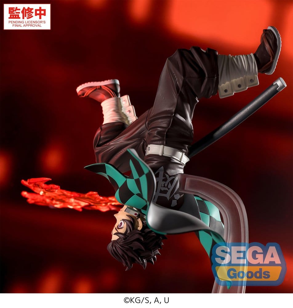 Demon Slayer: Kimetsu no Yaiba Luminasta PVC Figure Tanjiro Kamado Hinokami Kagura Setting Sun Transformation 15 cm - MangaShop.ro