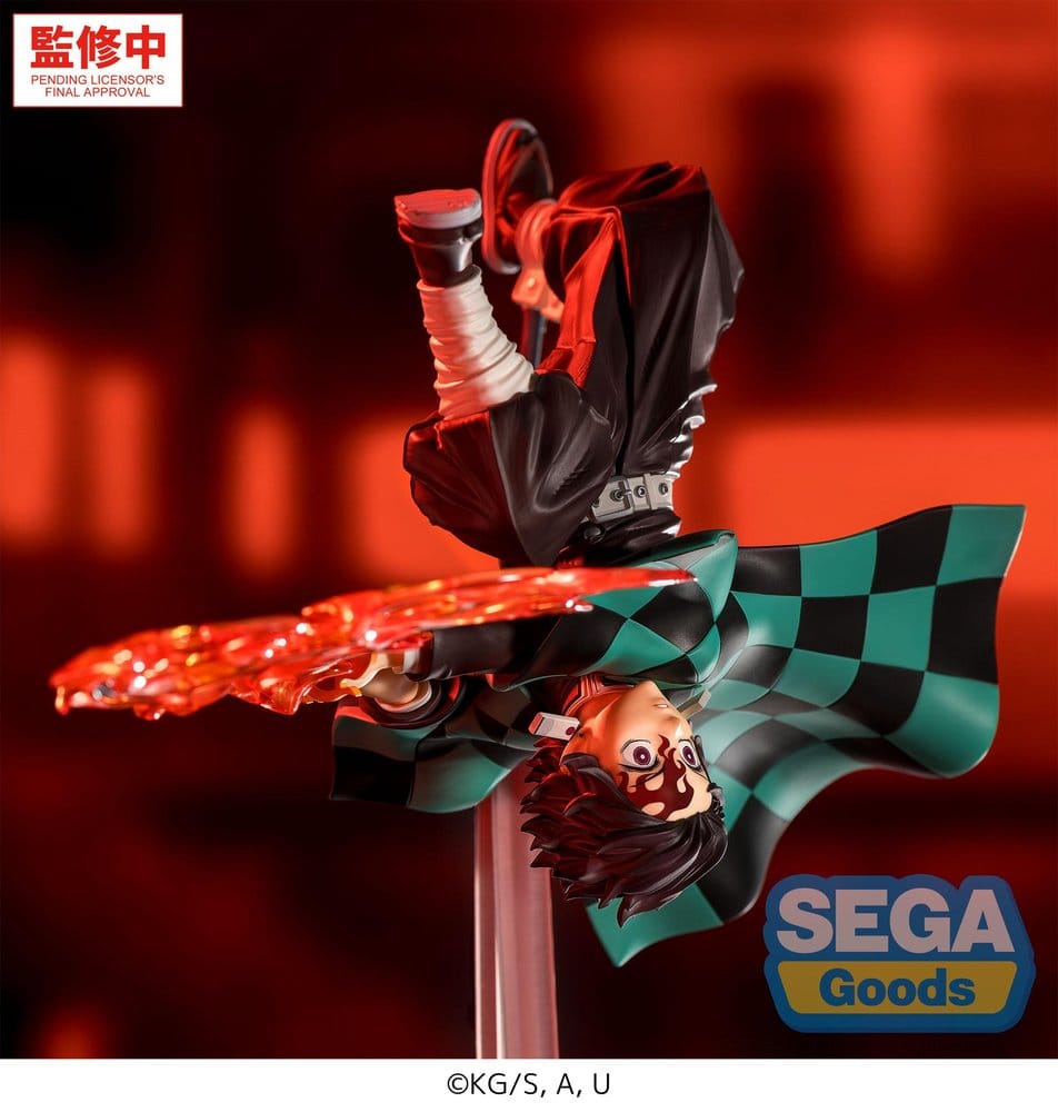 Demon Slayer: Kimetsu no Yaiba Luminasta PVC Figure Tanjiro Kamado Hinokami Kagura Setting Sun Transformation 15 cm - MangaShop.ro