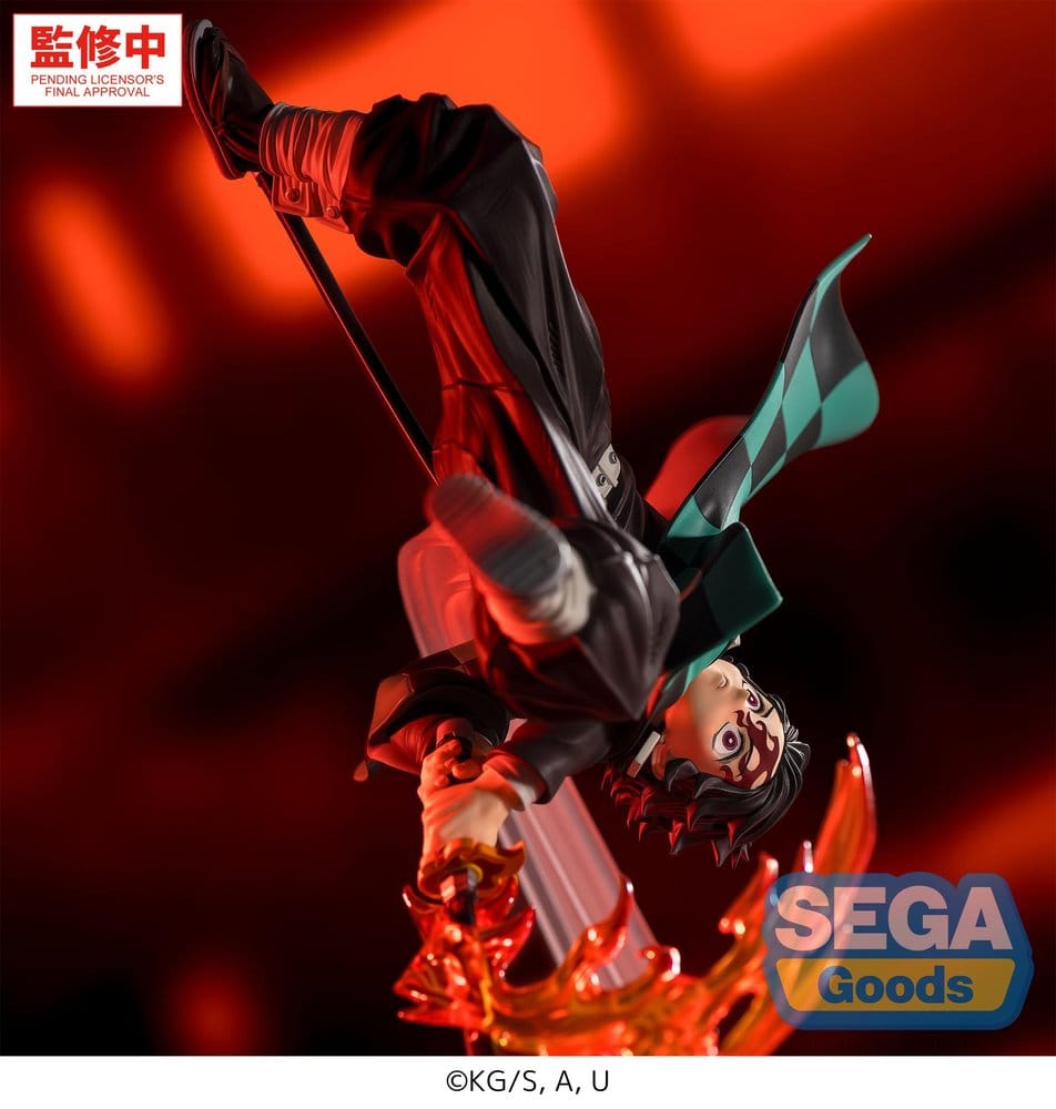 Demon Slayer: Kimetsu no Yaiba Luminasta PVC Figure Tanjiro Kamado Hinokami Kagura Setting Sun Transformation 15 cm - MangaShop.ro