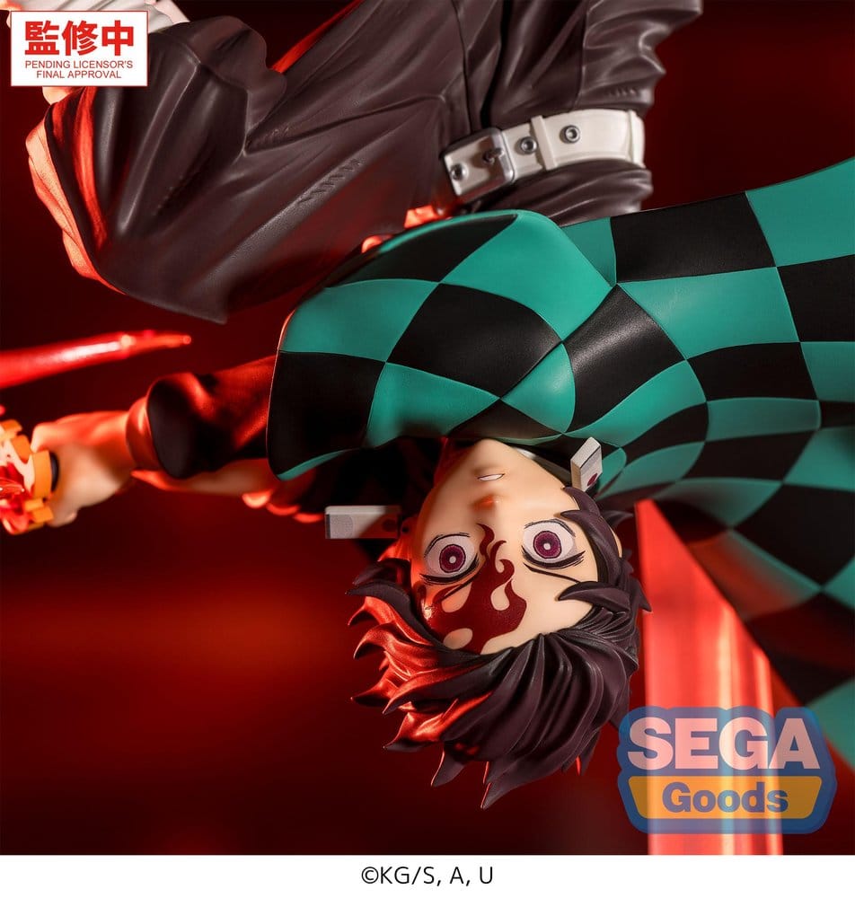 Demon Slayer: Kimetsu no Yaiba Luminasta PVC Figure Tanjiro Kamado Hinokami Kagura Setting Sun Transformation 15 cm - MangaShop.ro