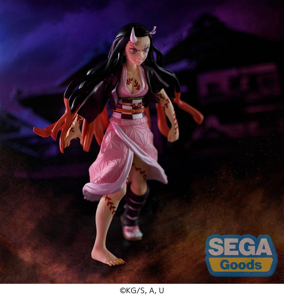Demon Slayer: Kimetsu no Yaiba FIGURIZMa PVC Figure Nezuko Kamado Demon Form Advancing Ver. (Rerelease) 21 cm - MangaShop.ro