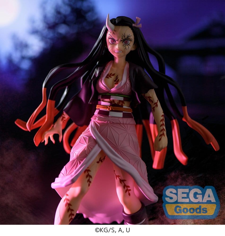 Demon Slayer: Kimetsu no Yaiba FIGURIZMa PVC Figure Nezuko Kamado Demon Form Advancing Ver. (Rerelease) 21 cm - MangaShop.ro