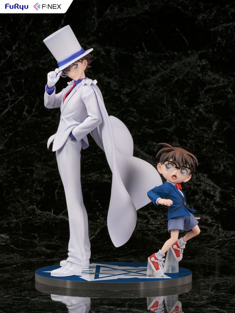 Case Closed F:NEX PVC Statue 1/7 Conan Edogawa & Kid the Phantom Thief 29 cm - MangaShop.ro