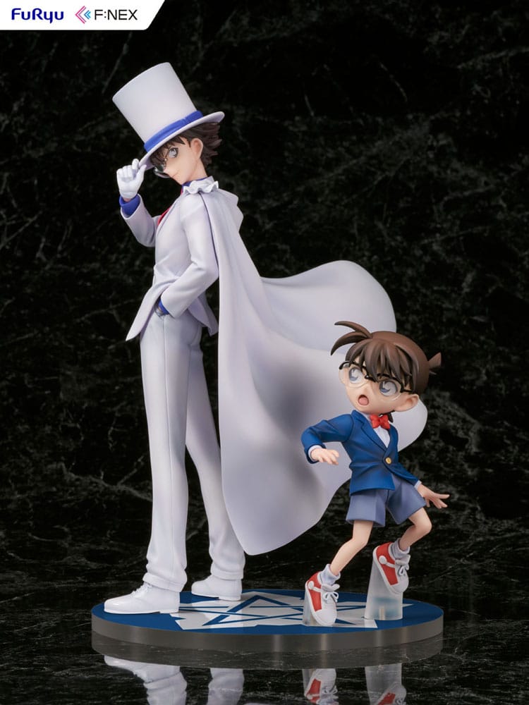 Case Closed F:NEX PVC Statue 1/7 Conan Edogawa & Kid the Phantom Thief 29 cm - MangaShop.ro