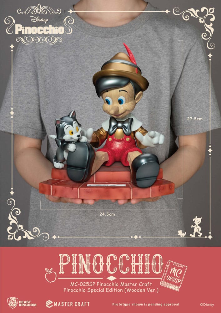 Disney Master Craft Statue Pinocchio Wooden Ver. Special Edition 27 cm - MangaShop.ro