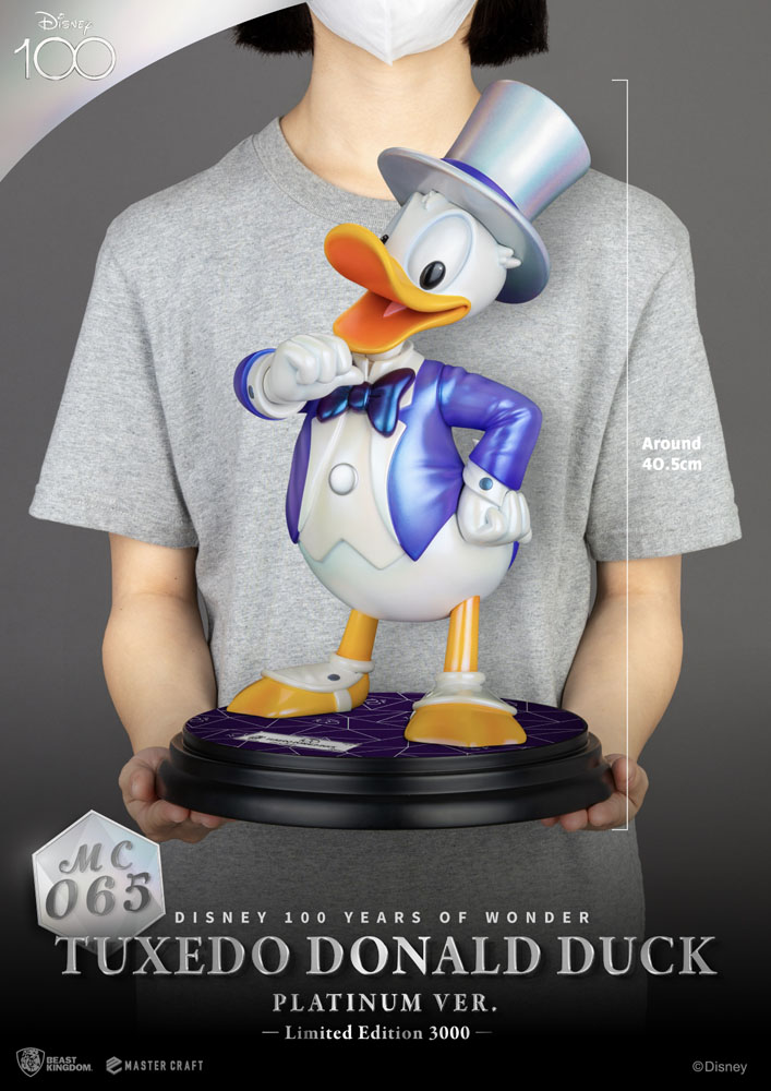 Disney 100th Master Craft Statue Tuxedo Donald Duck (Platinum Ver.) - MangaShop.ro