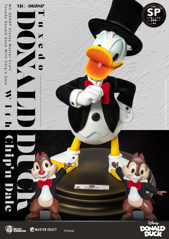 Disney 100th Master Craft Statue Tuxedo Donald Duck (Chip'n und Dale) 40 cm - MangaShop.ro