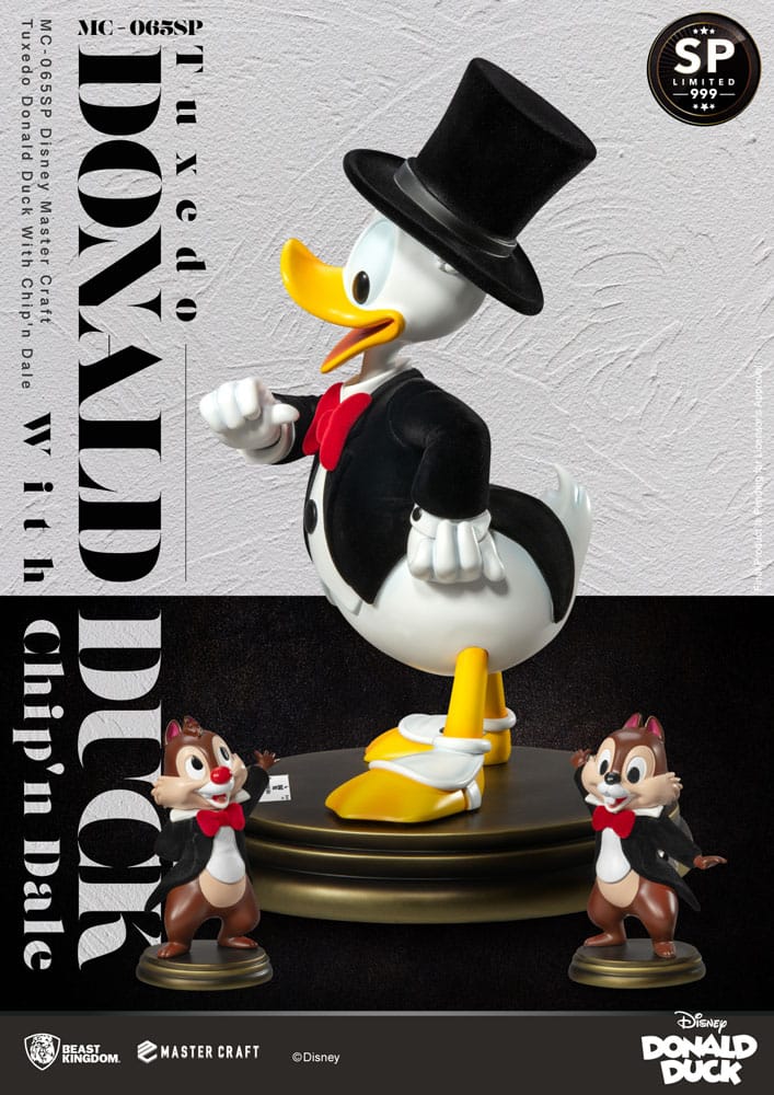Disney 100th Master Craft Statue Tuxedo Donald Duck (Chip'n und Dale) 40 cm - MangaShop.ro