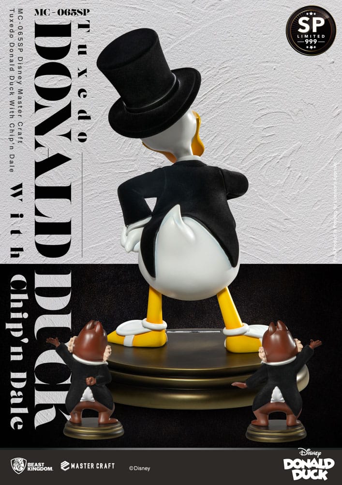 Disney 100th Master Craft Statue Tuxedo Donald Duck (Chip'n und Dale) 40 cm - MangaShop.ro