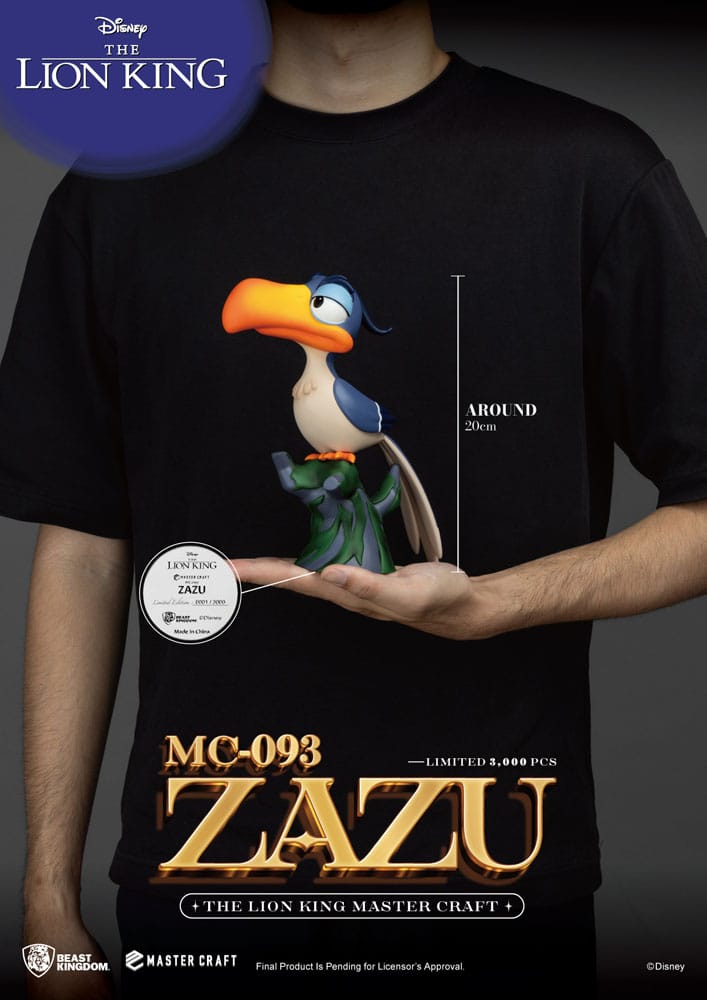 Disney Master Craft Statue The Lion King Zazu 20 cm - MangaShop.ro