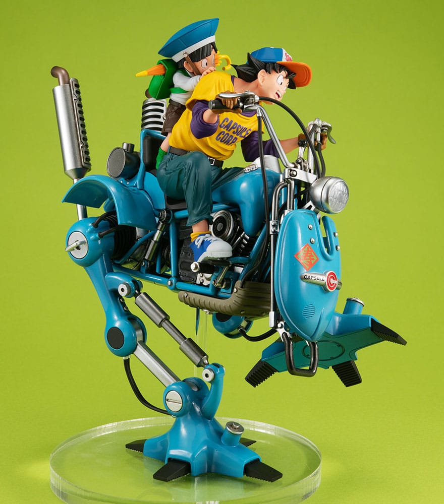 Dragonball Z Desktop Real McCoy EX PVC Diorama Son Goku & Son Gohan & Robot with two legs 20 cm - MangaShop.ro
