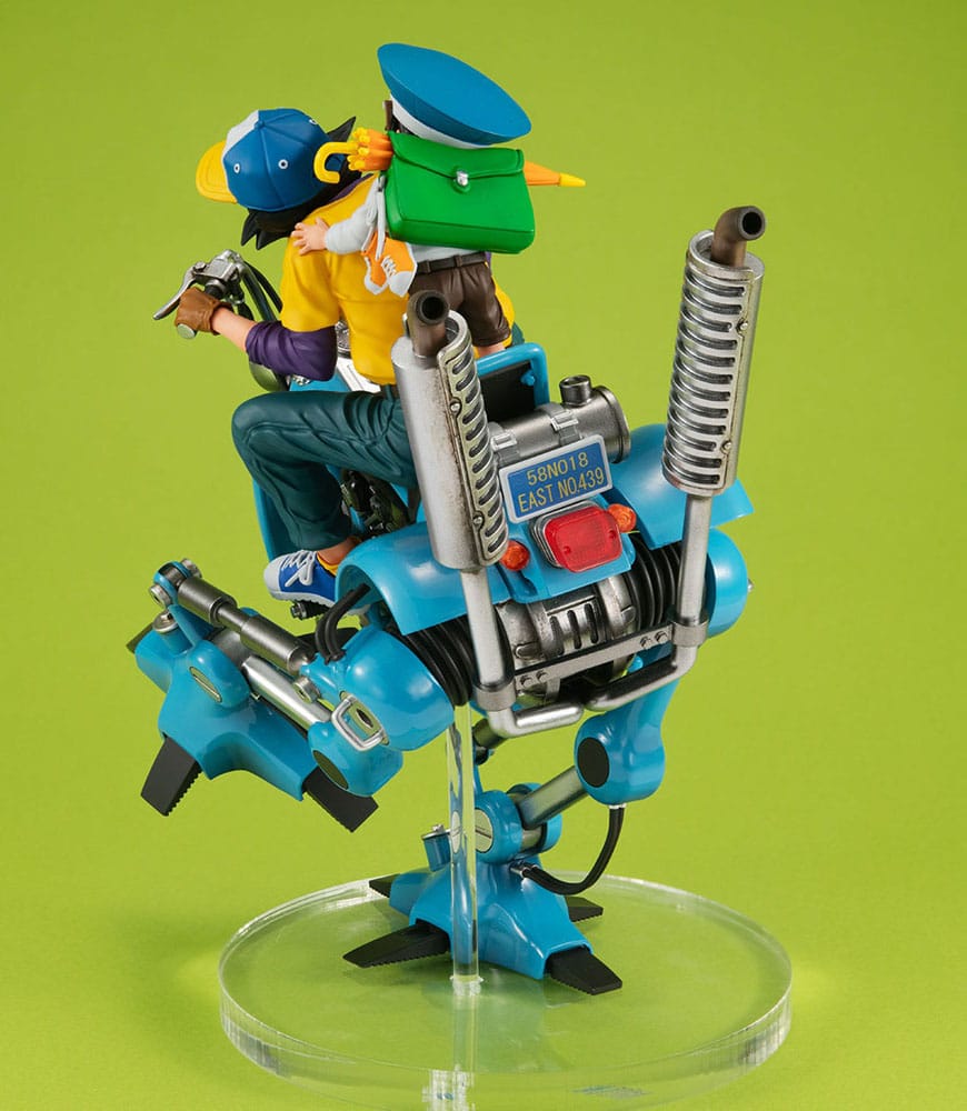 Dragonball Z Desktop Real McCoy EX PVC Diorama Son Goku & Son Gohan & Robot with two legs 20 cm - MangaShop.ro