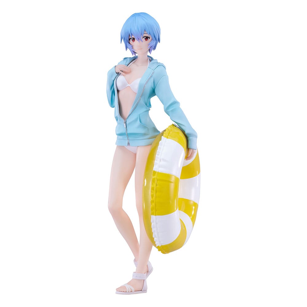 Rebuild of Evangelion Pop Up Parade L PVC Statue Beach Queens: Rei Ayanami 22 cm - MangaShop.ro