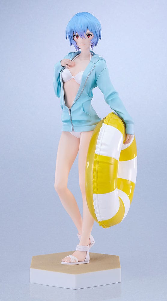 Rebuild of Evangelion Pop Up Parade L PVC Statue Beach Queens: Rei Ayanami 22 cm - MangaShop.ro