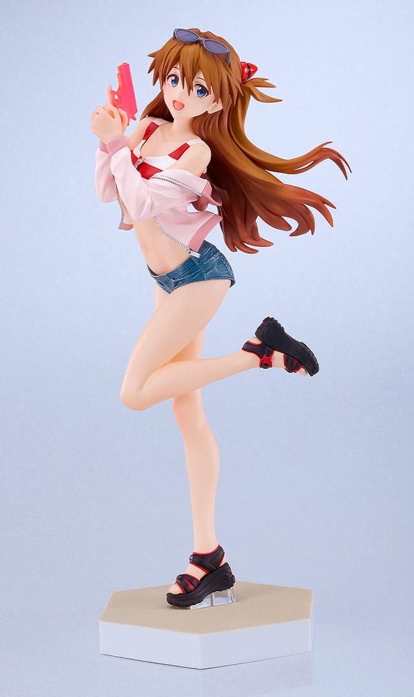 Rebuild of Evangelion Pop Up Parade L PVC Statue Beach Queens: Asuka Shikinami Langley 22 cm - MangaShop.ro