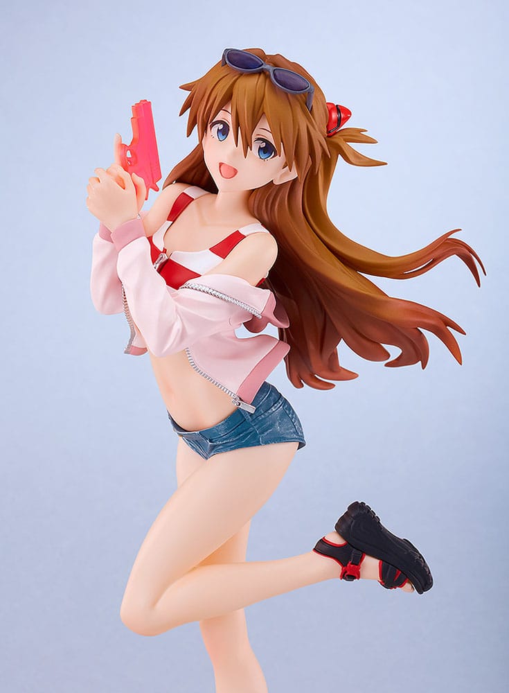 Rebuild of Evangelion Pop Up Parade L PVC Statue Beach Queens: Asuka Shikinami Langley 22 cm - MangaShop.ro