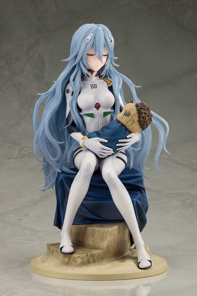 Evangelion: 3.0+1.0 Thrice Upon a Time PVC Statue 1/6 Rei Ayanami (Affectionate Gaze) 22 cm - MangaShop.ro