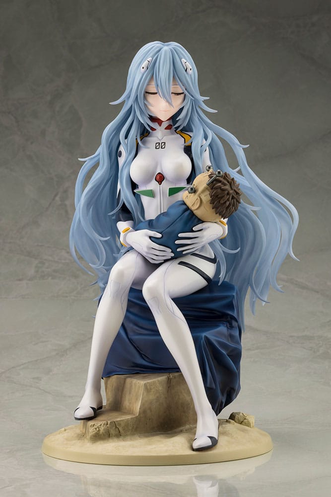 Evangelion: 3.0+1.0 Thrice Upon a Time PVC Statue 1/6 Rei Ayanami (Affectionate Gaze) 22 cm - MangaShop.ro