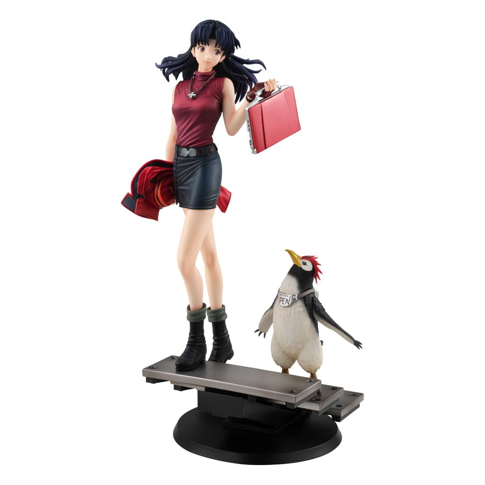 Rebuild of Evangelion Gals PVC Statue Misato Katsuragi & Pen Pen 25 cm - MangaShop.ro
