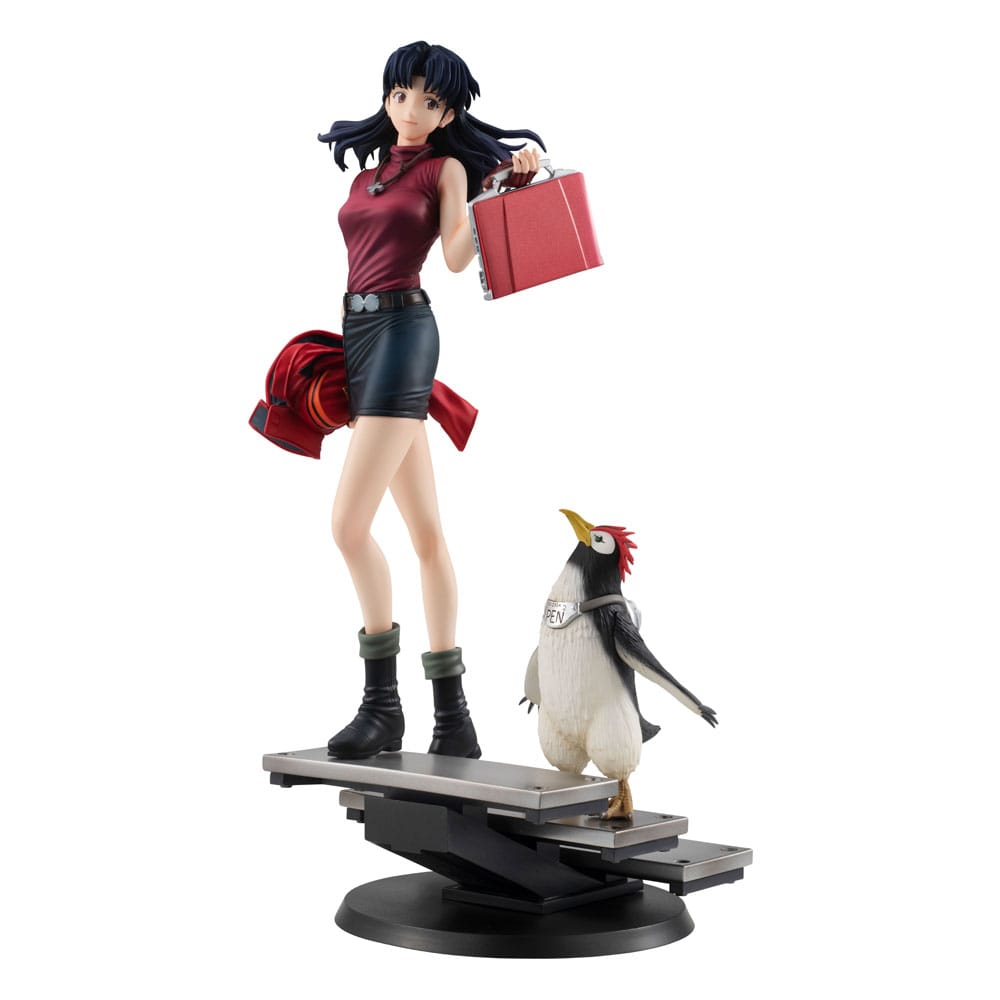 Rebuild of Evangelion Gals PVC Statue Misato Katsuragi & Pen Pen 25 cm - MangaShop.ro