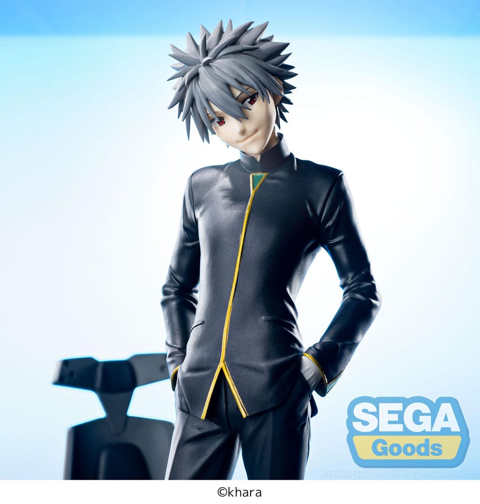 Evangelion: 3.0+1.0 Thrice Upon a Time Luminasta PVC Statue Kaworu Nagisa Commander Suit Ver. 2 20 cm - MangaShop.ro