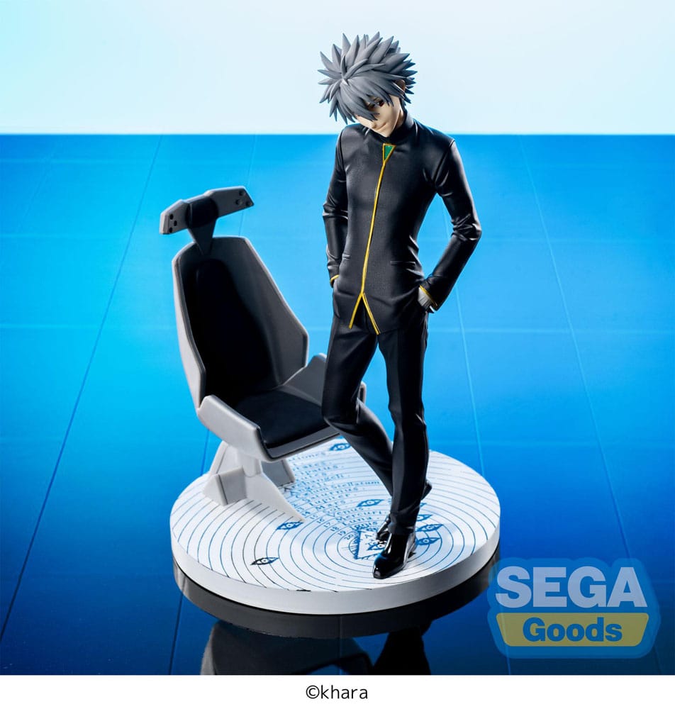 Evangelion: 3.0+1.0 Thrice Upon a Time Luminasta PVC Statue Kaworu Nagisa Commander Suit Ver. 2 20 cm - MangaShop.ro