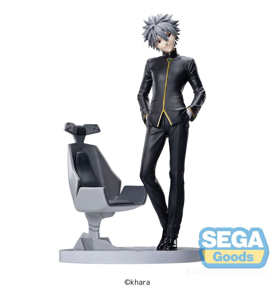 Evangelion: 3.0+1.0 Thrice Upon a Time Luminasta PVC Statue Kaworu Nagisa Commander Suit Ver. 2 20 cm - MangaShop.ro