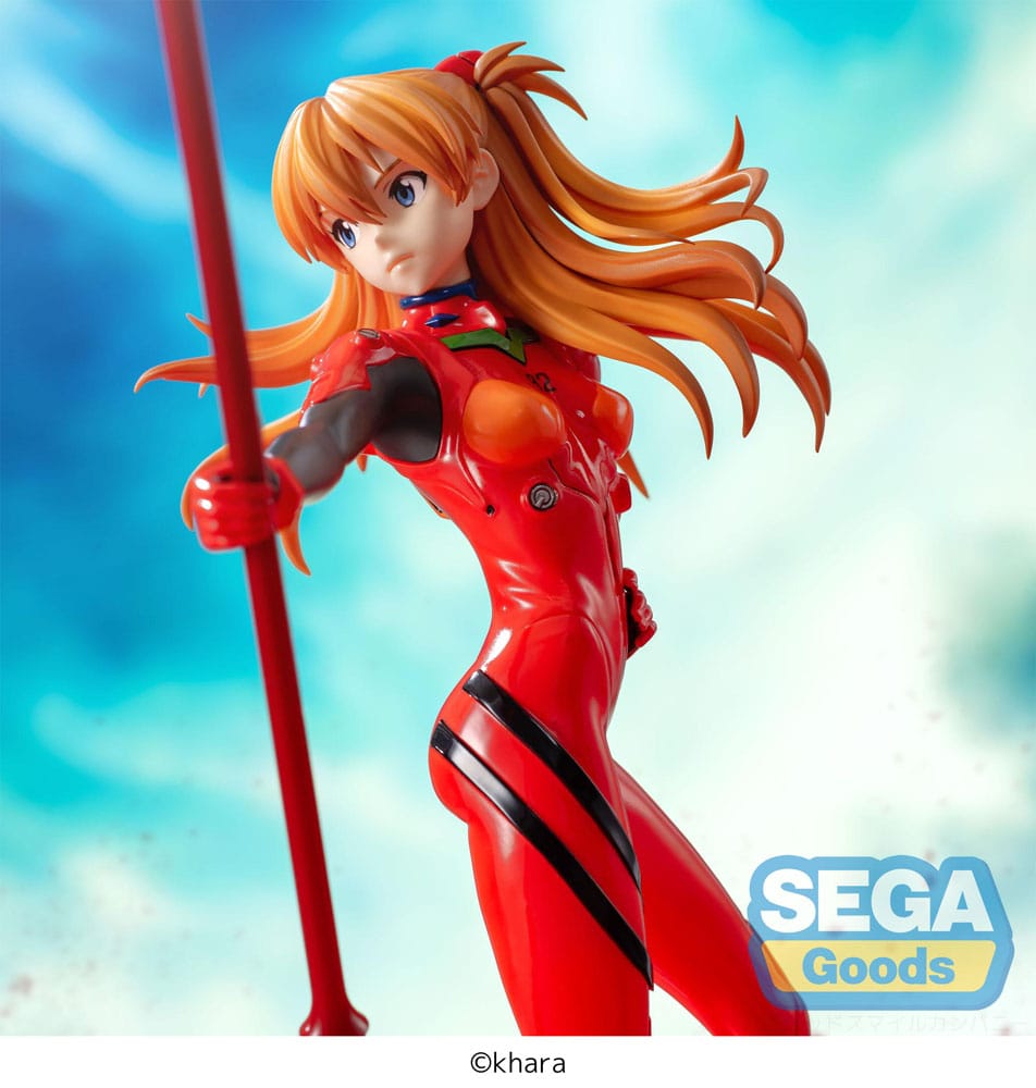 Evangelion: 3.0+1.0 Thrice Upon a Time Luminasta PVC Statue Asuka Shikinami Langley x Spear of Longinus 20 cm - MangaShop.ro