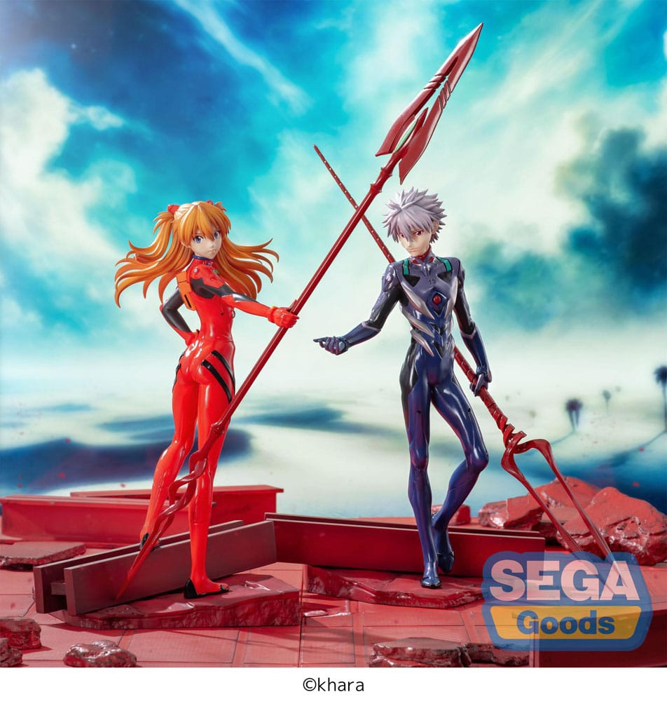 Evangelion: 3.0+1.0 Thrice Upon a Time Luminasta PVC Statue Asuka Shikinami Langley x Spear of Longinus 20 cm - MangaShop.ro