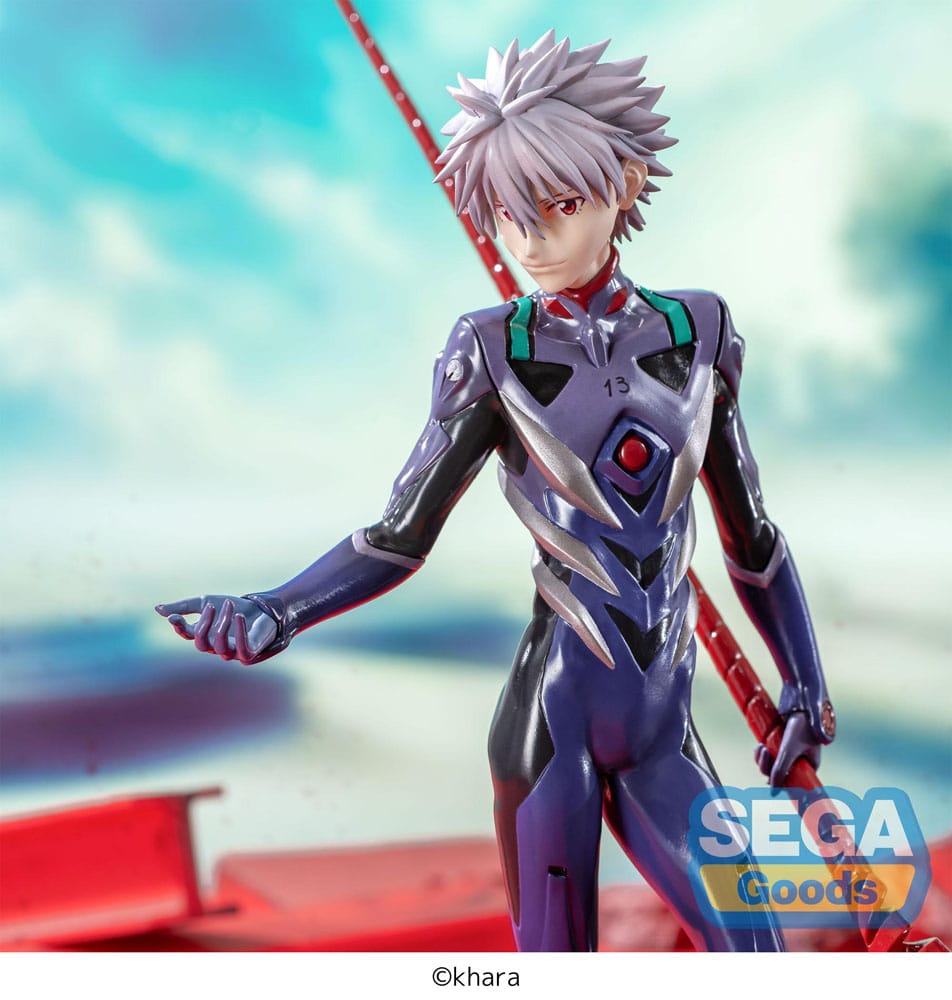 Evangelion: 3.0+1.0 Thrice Upon a Time Luminasta PVC Statue Kaworu Nagisa x Spear of Longinus 21 cm - MangaShop.ro