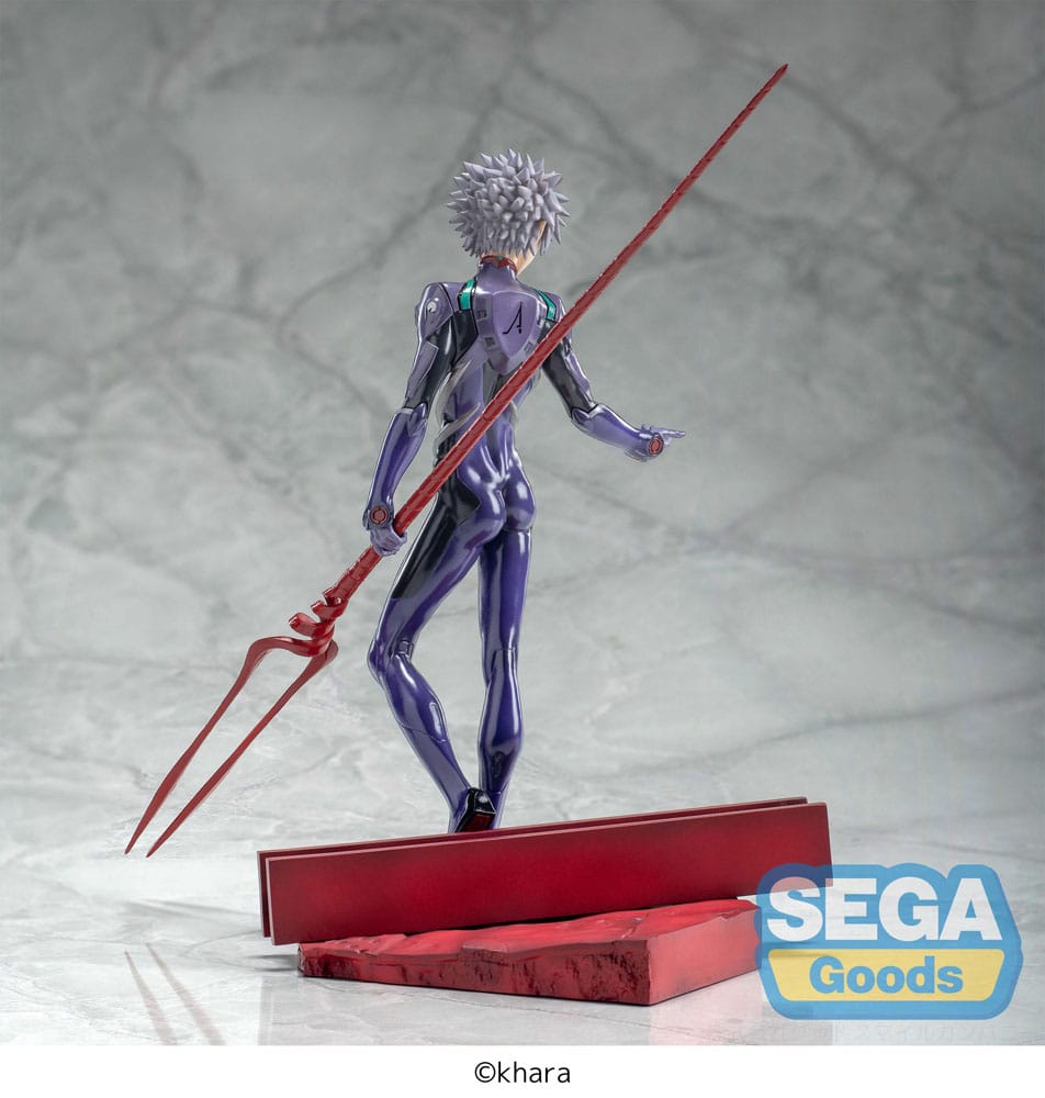 Evangelion: 3.0+1.0 Thrice Upon a Time Luminasta PVC Statue Kaworu Nagisa x Spear of Longinus 21 cm - MangaShop.ro