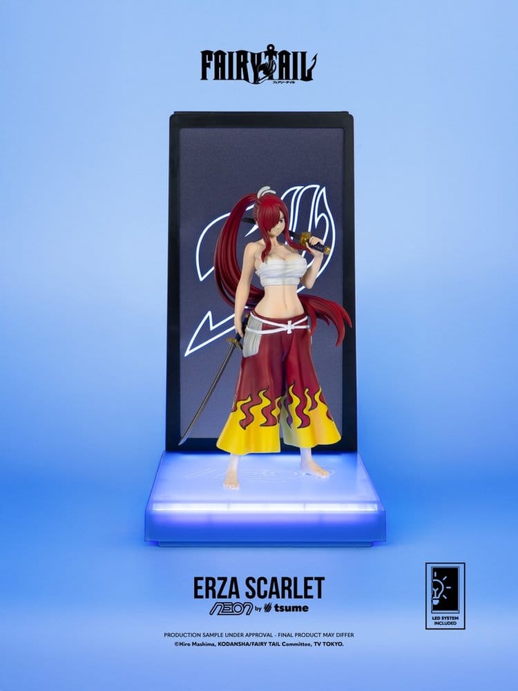 Fairy Tail Neon Figure 1/9 Erza Scarlet 25 cm - MangaShop.ro