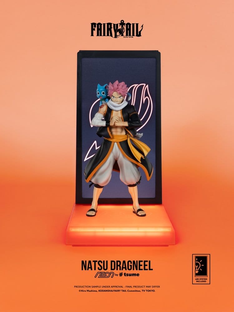 Fairy Tail Neon Figure 1/9 Natsu Dragneel 25 cm - MangaShop.ro