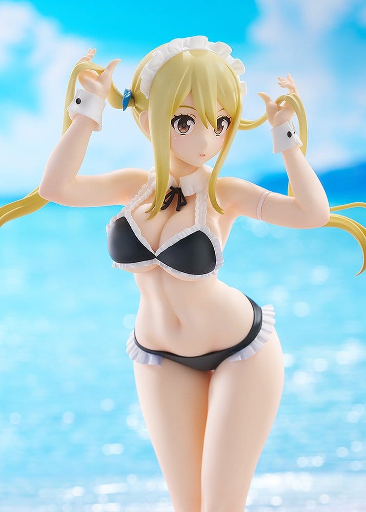 Fairy Tail 100 Years Quest Beach Queens Pop Up Parade PVC Statue Lucy Heartfilia: Virgo Form Swimsuit Ver. L Size 23 cm - MangaShop.ro