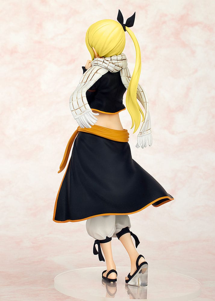 Fairy Tail Pop Up Parade PVC Statue Lucy Heartfilia Natsu Costume Ver. L Size 22 cm - MangaShop.ro
