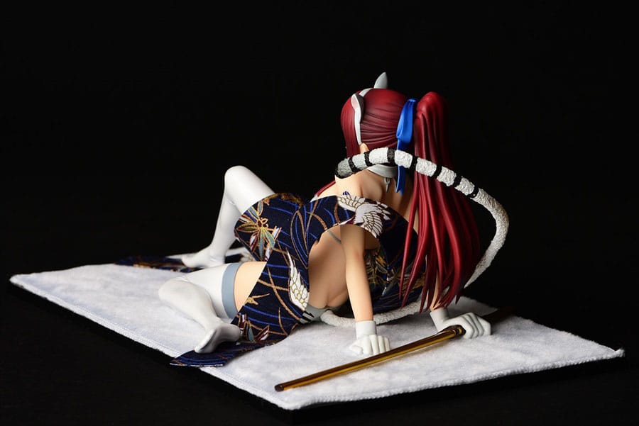 Fairy Tail Statue 1/6 Erza Scarlet - White Tiger CAT Gravure_Style 13 cm - MangaShop.ro