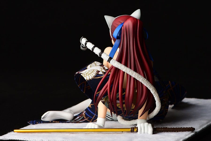 Fairy Tail Statue 1/6 Erza Scarlet - White Tiger CAT Gravure_Style 13 cm - MangaShop.ro