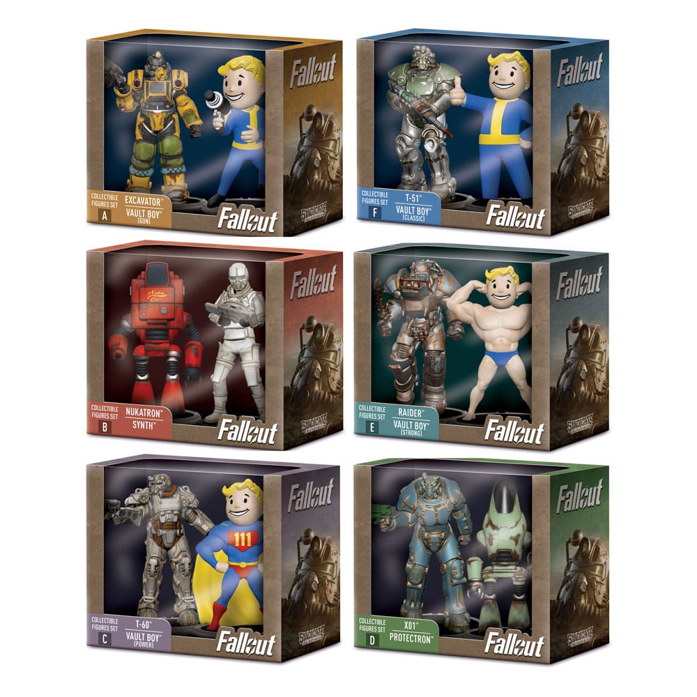 Fallout Mini Figures 2-Pack 7 cm Assortment (6) - MangaShop.ro