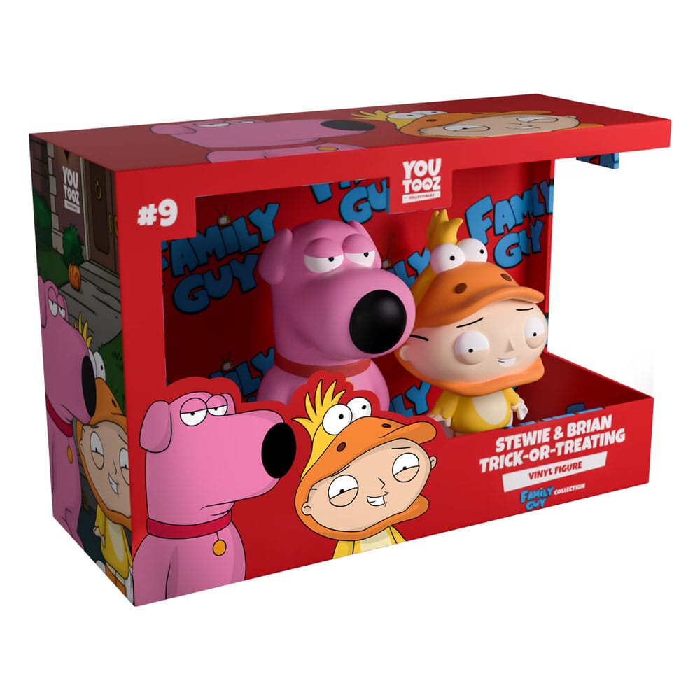 Family Guy Vinyl Figures 2-Pack Stewie & Brian Trick-Or-Treating 10 cm - MangaShop.ro