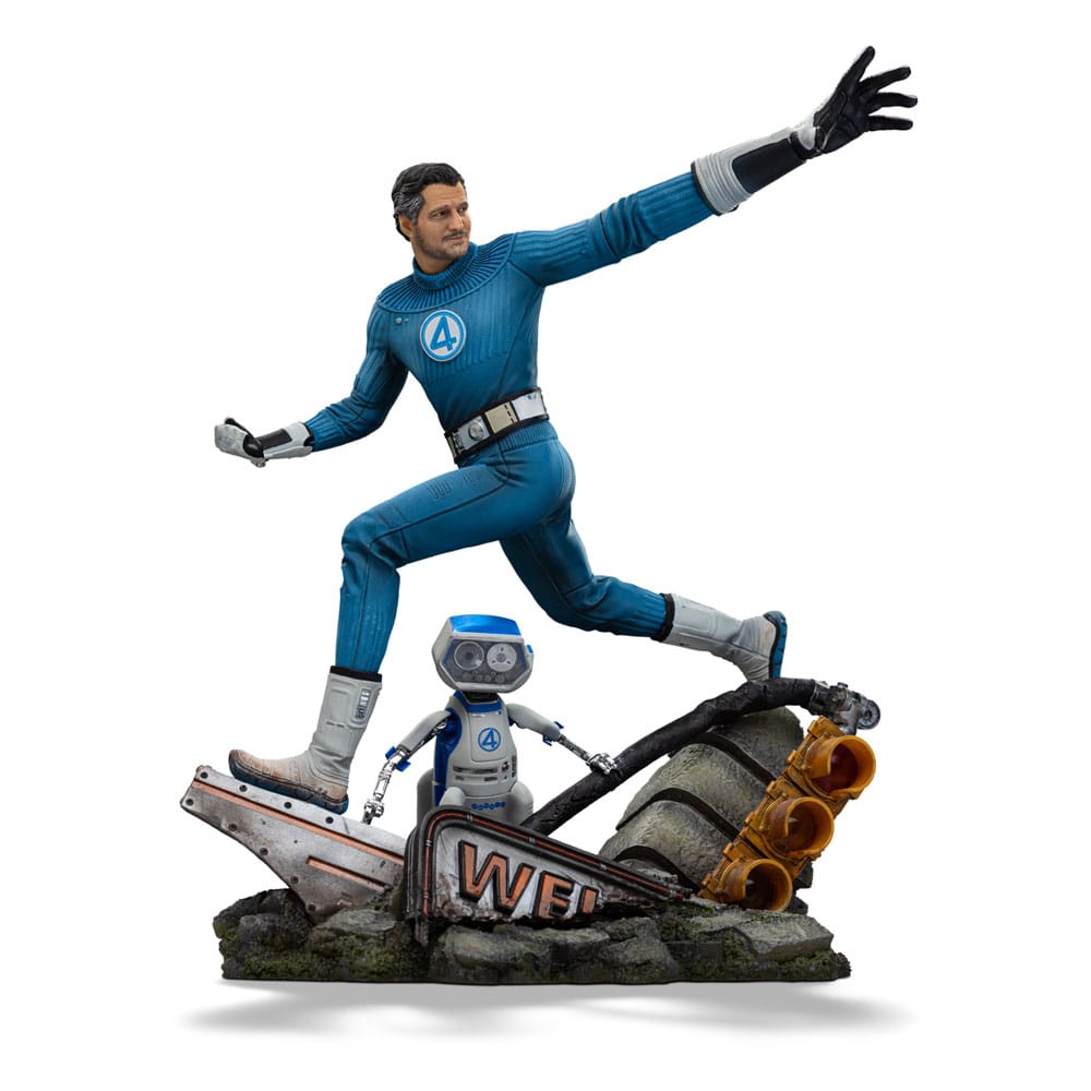 Fantastic Four Art Scale Statue 1/10 Mr. Fantastic and H.E.R.B.I.E 26 cm - MangaShop.ro