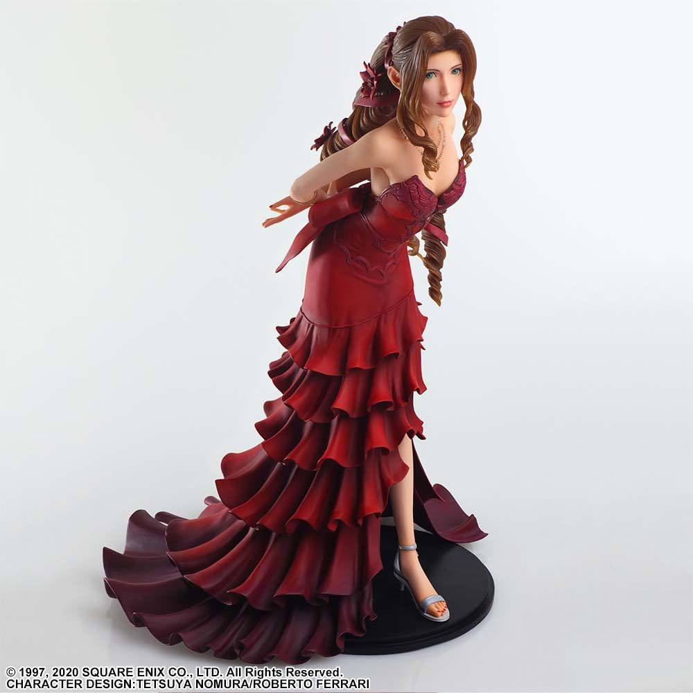 Final Fantasy VII Remake Static Arts Gallery Statue Aerith Gainsborough Dress Ver. 24 cm - MangaShop.ro