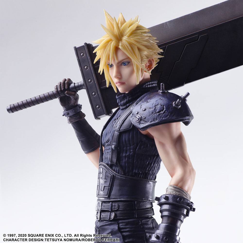 Final Fantasy VII Remake Static Arts Gallery Statue Cloud Strife 26 cm - MangaShop.ro